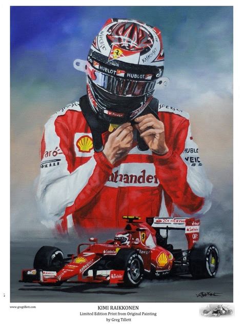 kimi raikkonen f1 limited edition.